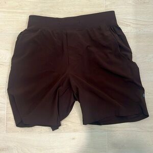 Lululemon Brown 7” inseam shorts (M)